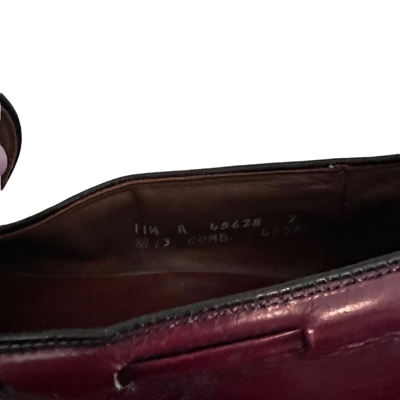 Allen Edmonds Grayson Shell Cordovan Leather Loafers size 11.5 A Mens 45628 - Picture 7 of 14